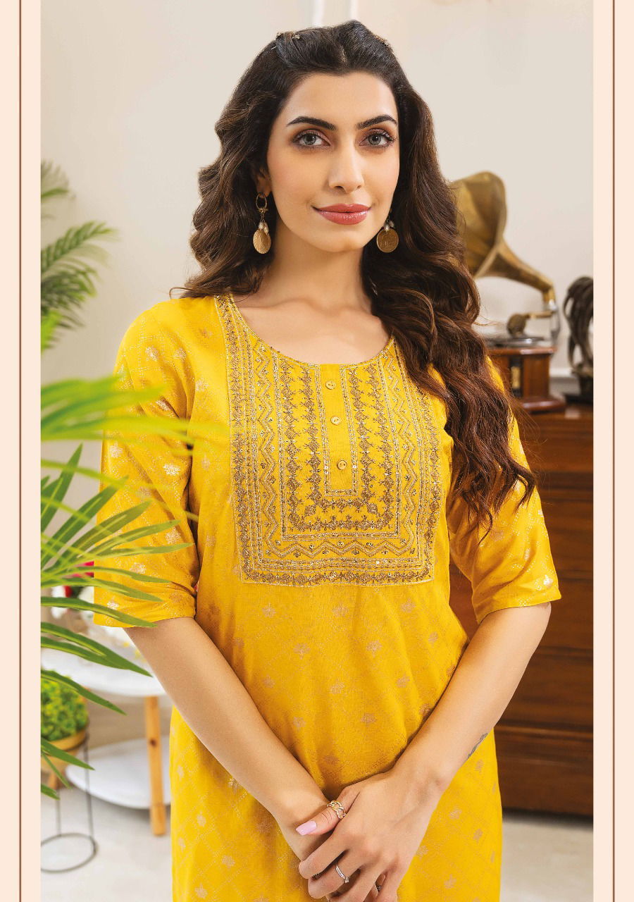 Wanna Hiral 4 Regular Wear Rayon Designer LAtest Kurti Collection